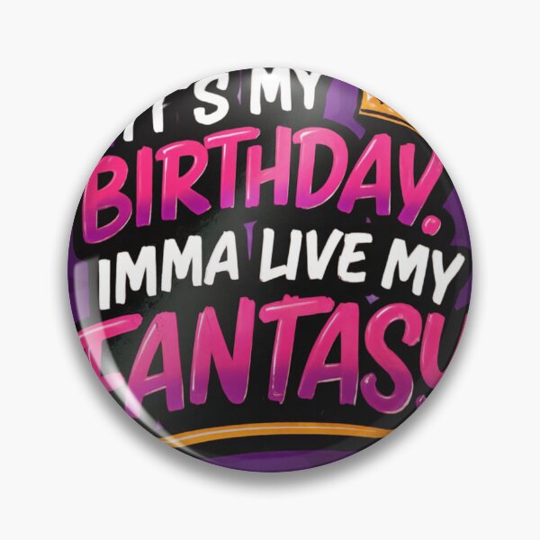 Item preview, It's my birthday Sticker designed and sold by Pennello d'Oro.