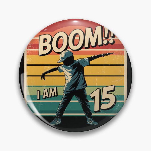 Item preview, Dabbing Boy 15th Birthday Party Fifteen 15 Years Old Kids designed and sold by PowAcademy.