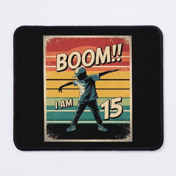 Item preview, Dabbing Boy 15th Birthday Party Fifteen 15 Years Old Kids designed and sold by PowAcademy.
