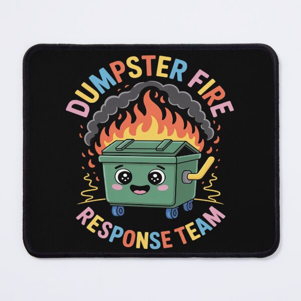 Item preview, Dumpster Fire Response Team Chaos Funny Kawaii Employee designed and sold by ProudForFunny.