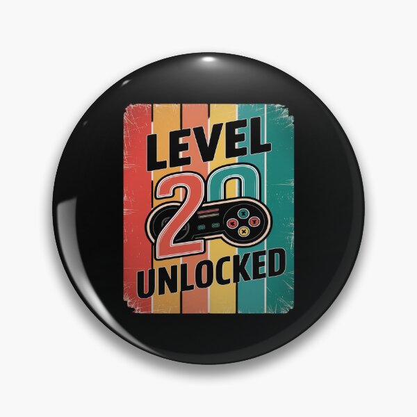 Item preview, Level 20 Unlocked Him Men BDay Turning 20th Birthday designed and sold by MythWoot.