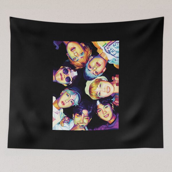 Item preview, BTS Colorful Group Collage Pop designed and sold by LucThibault.