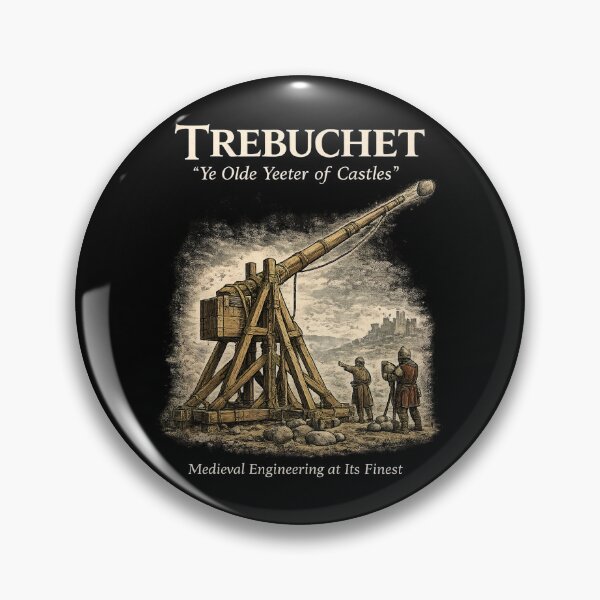 Item preview, Trebuchet Castle Siege Old Yeeter Art designed and sold by Retr0Tshirts.