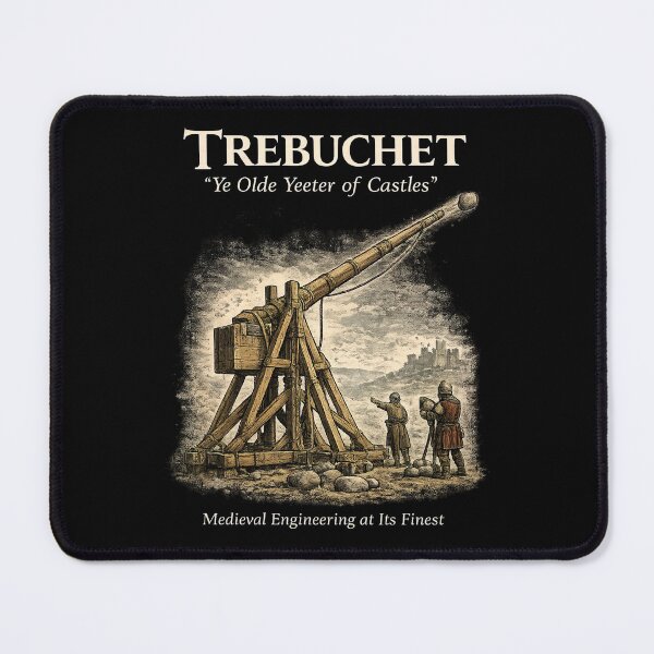 Item preview, Trebuchet Castle Siege Old Yeeter Art designed and sold by Retr0Tshirts.