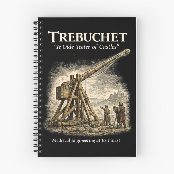 Item preview, Trebuchet Castle Siege Old Yeeter Art designed and sold by Retr0Tshirts.