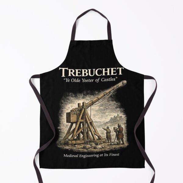 Item preview, Trebuchet Castle Siege Old Yeeter Art designed and sold by Retr0Tshirts.