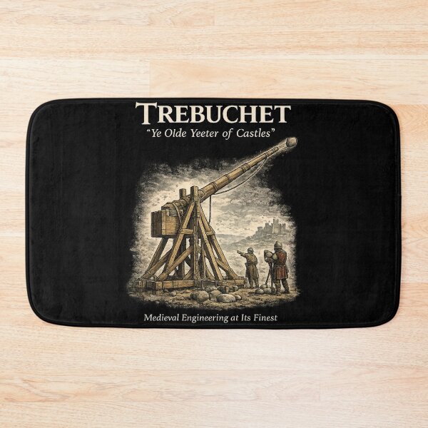 Item preview, Trebuchet Castle Siege Old Yeeter Art designed and sold by Retr0Tshirts.