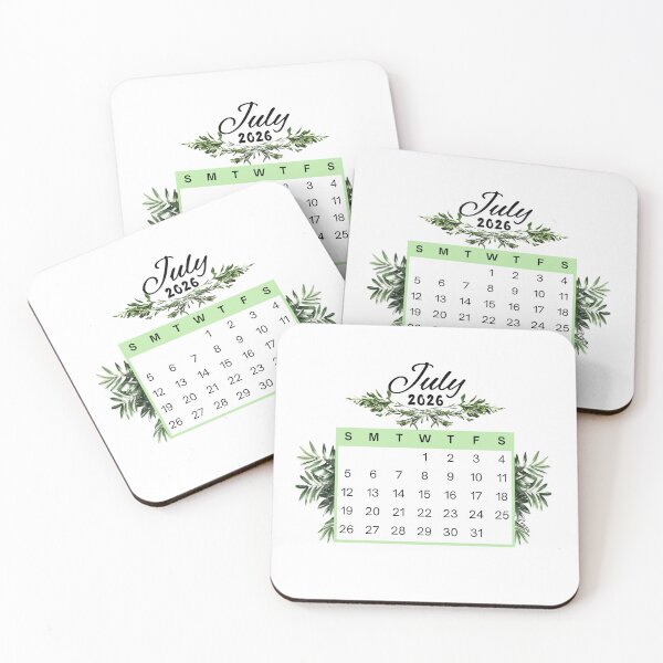 Item preview, July 2026 Calendar Plant Design designed and sold by iRenza.