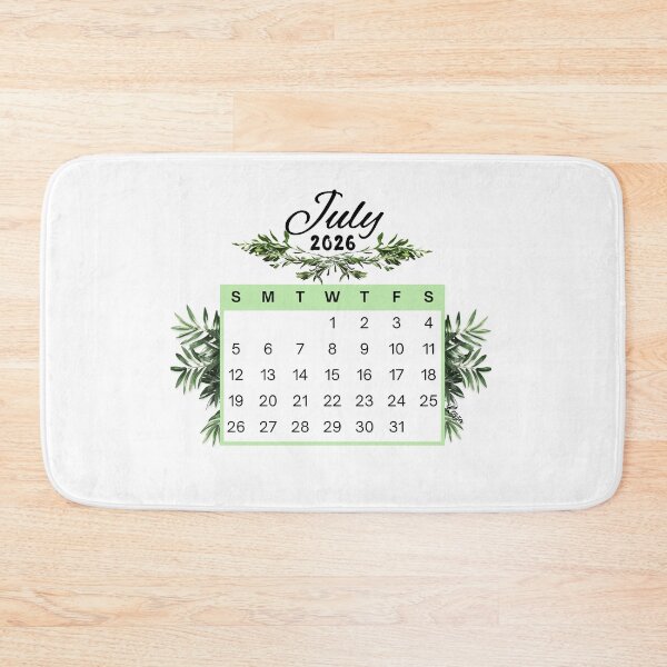 Item preview, July 2026 Calendar Plant Design designed and sold by iRenza.