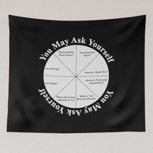 Item preview, Soft Beige You May Ask Yourself Diagram designed and sold by karehildebrand.