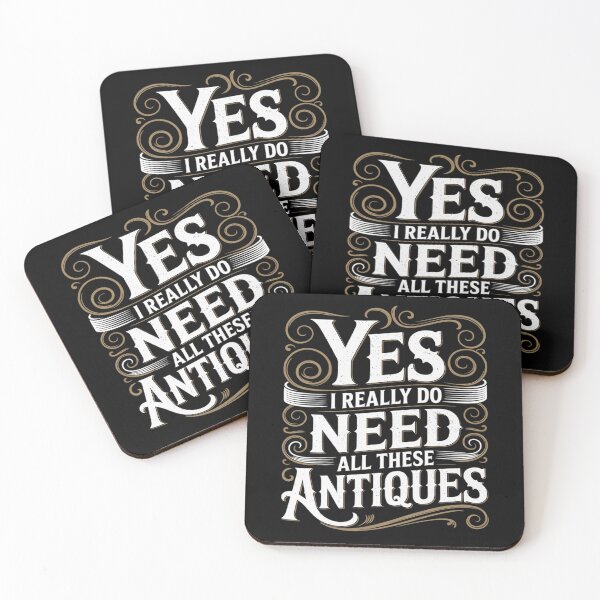 Item preview, Easily Distracted By Antiques Antique Junk & Thrift designed and sold by ProudForFunny.