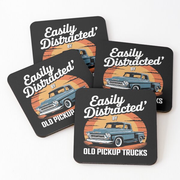 Item preview, Easily Distracted By Old Pickup Trucks designed and sold by ProudForFunny.