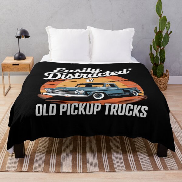 Item preview, Easily Distracted By Old Pickup Trucks designed and sold by ProudForFunny.