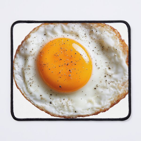 Item preview, Perfectly fried egg seasoned with fresh spices, ready to elevate breakfast or brunch flavors at any time of day designed and sold by MiraCleAI.