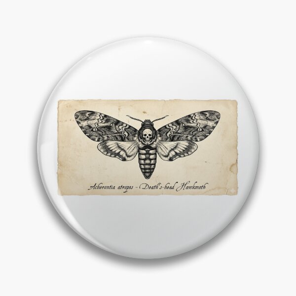Item preview, Vintage Gothic Moth | Dark Botanical Etching & Occult Aesthetic designed and sold by SlomianyPisarz.