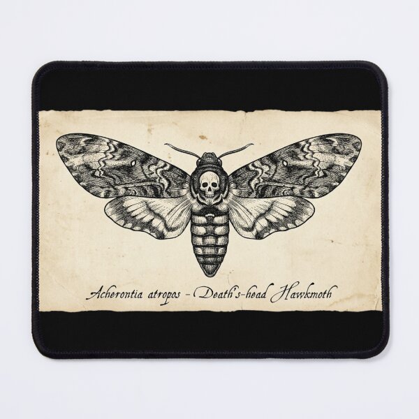 Item preview, Vintage Gothic Moth | Dark Botanical Etching & Occult Aesthetic designed and sold by SlomianyPisarz.