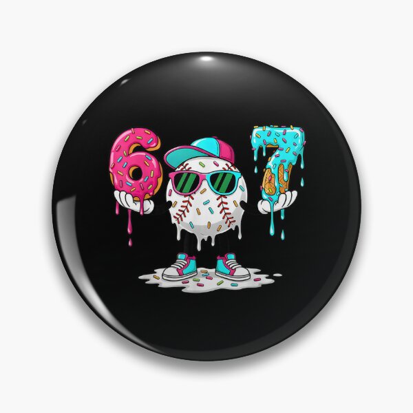 Item preview, 67 Baseball Ice Cream Drip Six Seven Gen Alpha Slang Kids  designed and sold by MatherFisher.