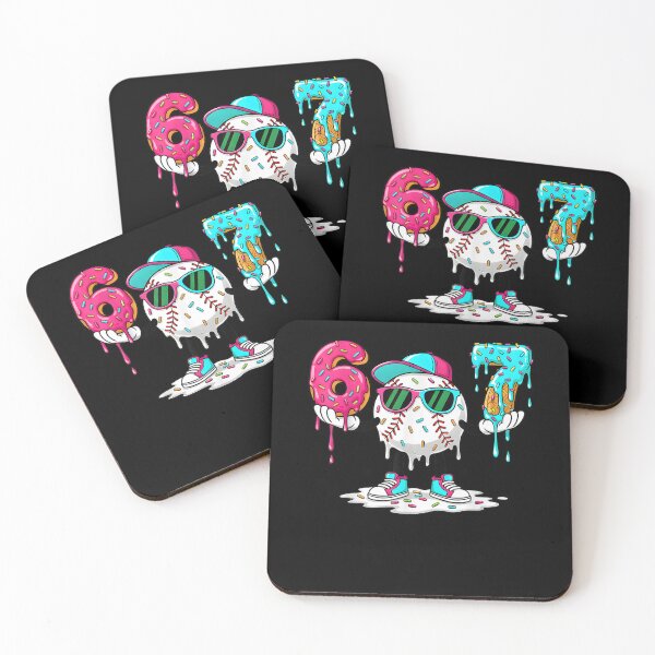 Item preview, 67 Baseball Ice Cream Drip Six Seven Gen Alpha Slang Kids  designed and sold by MatherFisher.