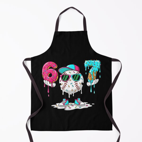 Item preview, 67 Baseball Ice Cream Drip Six Seven Gen Alpha Slang Kids designed and sold by MatherFisher.