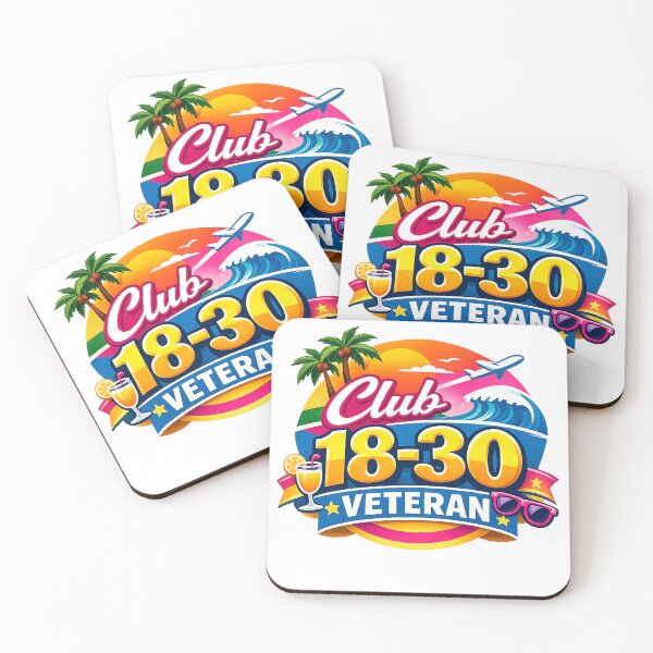 Item preview, Club 18–30 Veteran – Funny Milestone Birthday Humour Party Design designed and sold by GarnerSupplyCo.