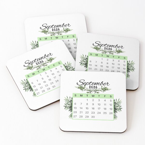 Item preview, September 2026 Calendar Plant Design designed and sold by iRenza.