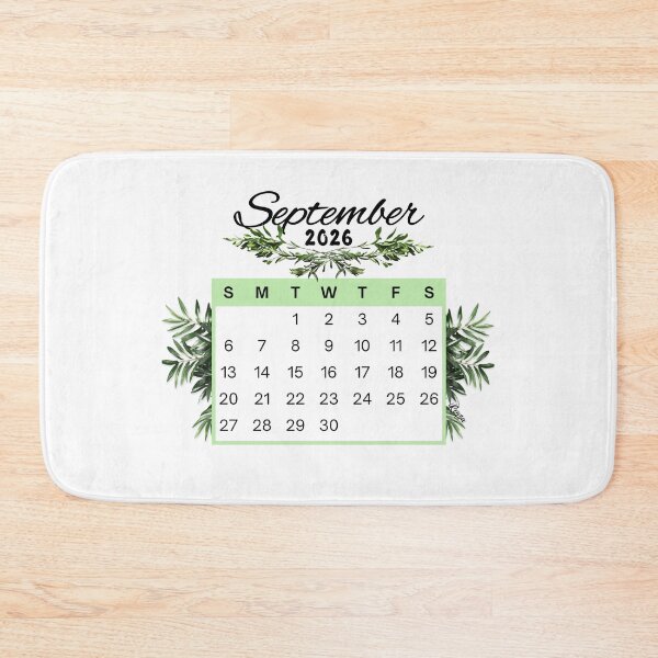Item preview, September 2026 Calendar Plant Design designed and sold by iRenza.
