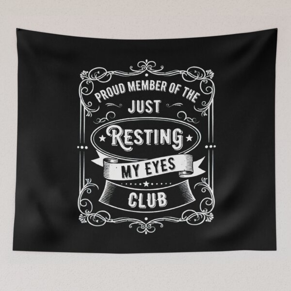 Item preview, Just Resting My Eyes Recliner retired Gift For Men Women designed and sold by THREE LITTLE BEANS.