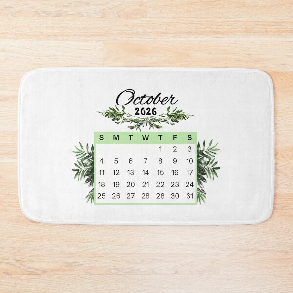 Item preview, October 2026 Calendar Plant Design designed and sold by iRenza.