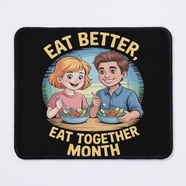 Item preview, Eat Better, Eat Together Month Celebrate Healthier Habits designed and sold by Libbysharts.
