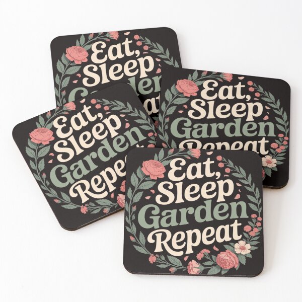 Item preview, Eat Sleep Garden Repeat Plant Lover Gardening designed and sold by Libbysharts.