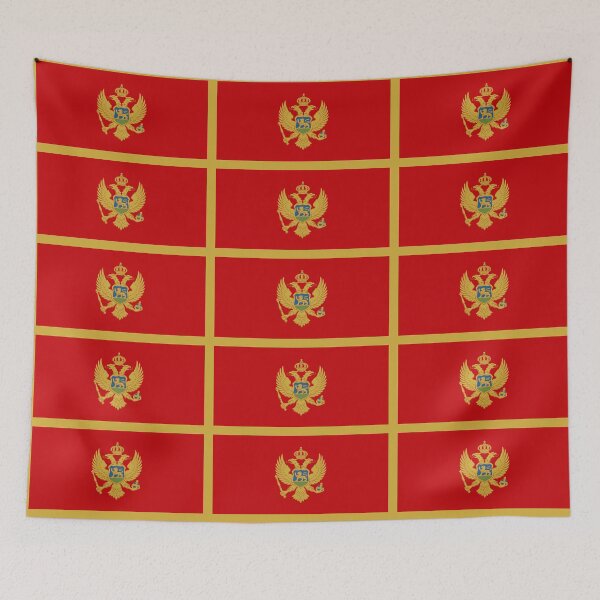 Item preview, Montenegro Flag- Show your love for Montenegro! designed and sold by AlaskaExtreme.