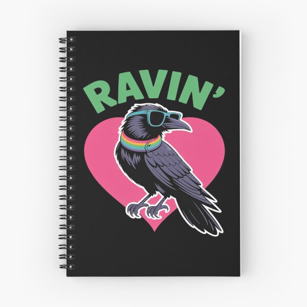 Item preview, EDM Music Lover Funny Raver Raven Electronic Music Rave designed and sold by Libbysharts.