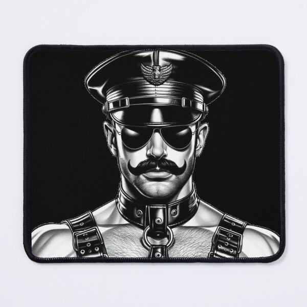 Item preview, Gay Leather Daddy Gaze Tom of Finland Tribute Berlin German Pride Graphic Design designed and sold by ItsAKinkThing.