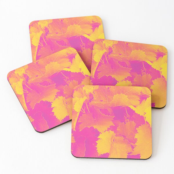 Item preview, Vine Leaves in Cerise, Orange & Yellow designed and sold by DezinerDee.