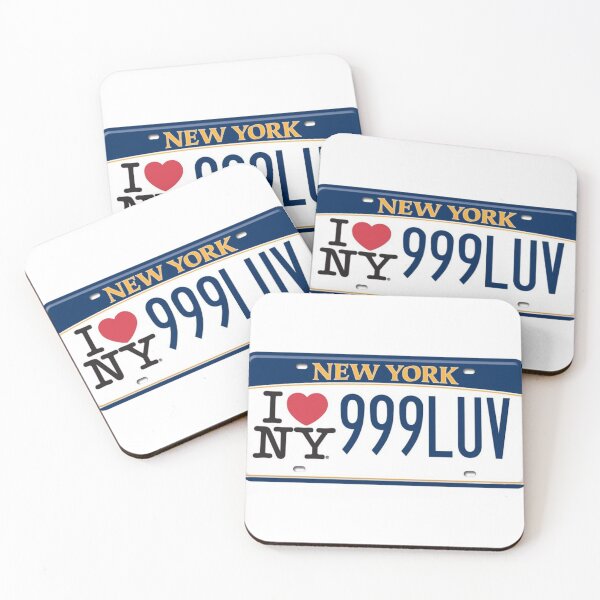 Item preview, New York License Plate I Love NY designed and sold by Oniyasha.