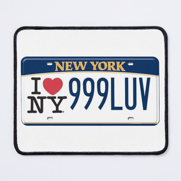 Item preview, New York License Plate I Love NY designed and sold by Oniyasha.
