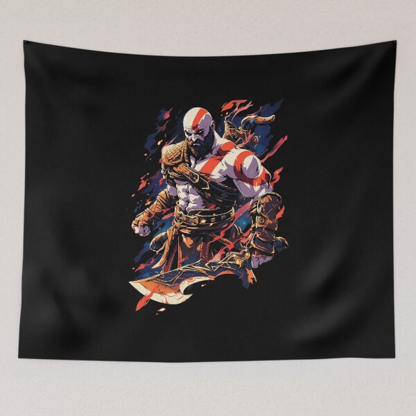 Item preview, Frost Mountain Warrior Battle Scene designed and sold by jonboen.