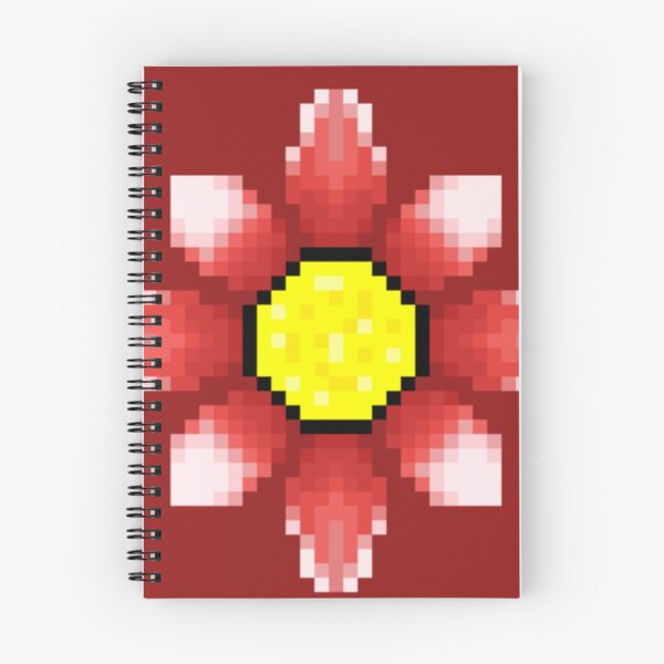 Item preview, Deep Red Pixel Flower designed and sold by UbiquitousScar.
