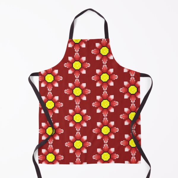 Item preview, Deep Red Pixel Flower designed and sold by UbiquitousScar.