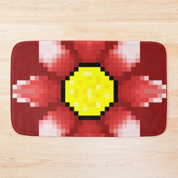 Item preview, Deep Red Pixel Flower designed and sold by UbiquitousScar.