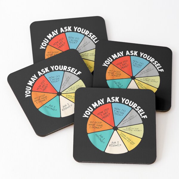Item preview, Retro Badge You May Ask Yourself Typography designed and sold by karehildebrand.