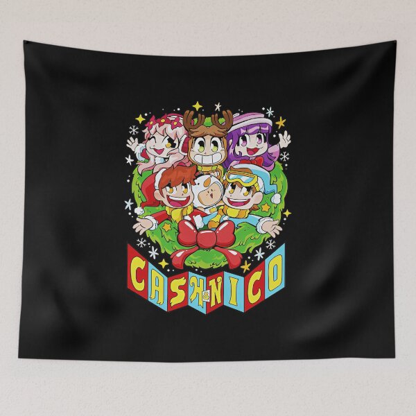 Item preview, Cash And Nico Holiday Group Cartoon designed and sold by rawarden.