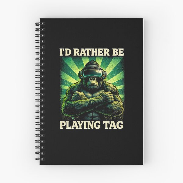 Item preview, I’d Rather Be Playing Tag – VR Gorilla Design designed and sold by JustJaxGaming.