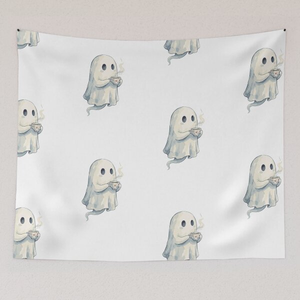 Item preview, Cute Horror: Ghost with a Teacup designed and sold by bapupa.