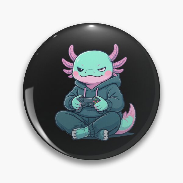 Item preview, Gamer Axolotl – Chill Controller Streetwear Illustration designed and sold by ColorSplash123.
