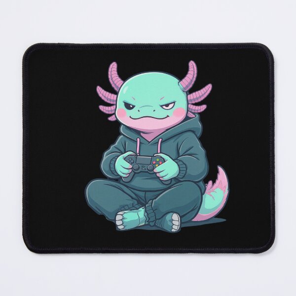 Item preview, Gamer Axolotl – Chill Controller Streetwear Illustration designed and sold by ColorSplash123.