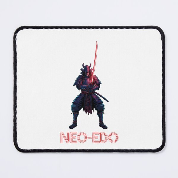 Item preview, Cyberpunk Samurai Neo-Edo | Futuristic Ronin with Red Katana Art designed and sold by SlomianyPisarz.