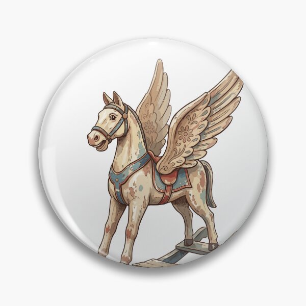 Item preview, Enchanted Toy: Rocking Horse Pegasus designed and sold by bapupa.