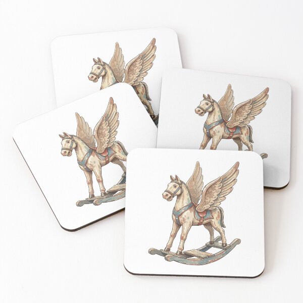 Item preview, Enchanted Toy: Rocking Horse Pegasus designed and sold by bapupa.