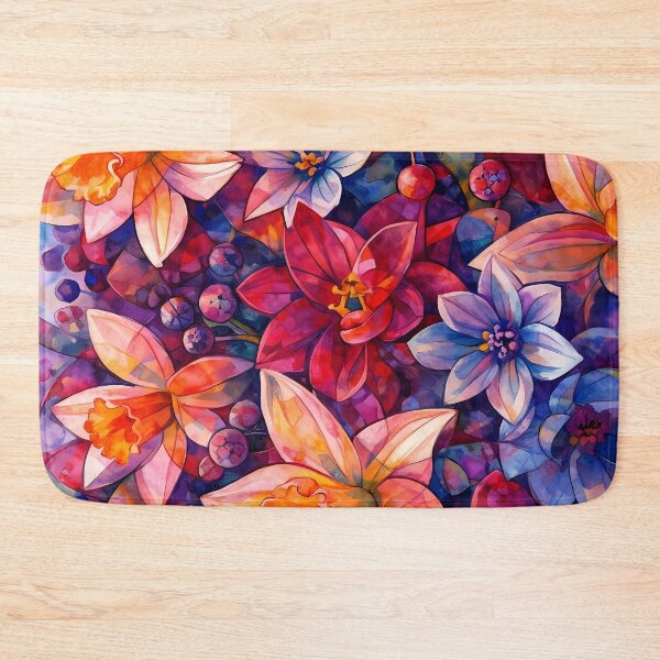Item preview, Vibrant Blossoms in Abstract Style designed and sold by cuprum.